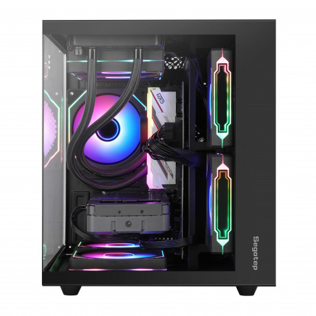 SEGOTEP Brave W1 Siyah 750W 80+ Bronze PCIE 5.0 Midi Tower Kasa - Kasalar ürünleri tekmarshop.com'da